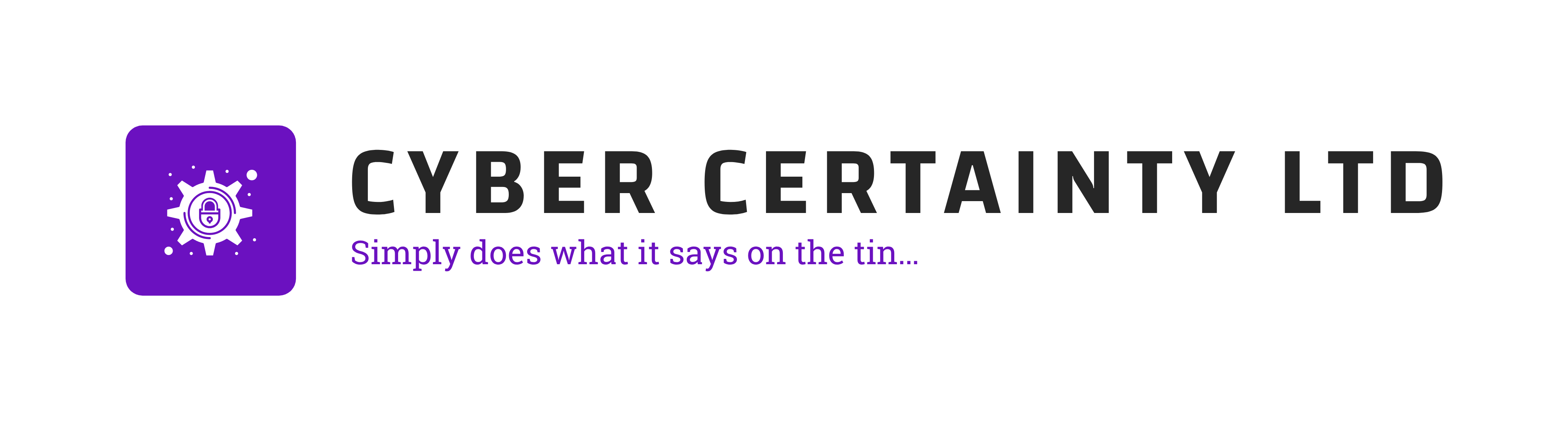 Cyber Certainty Ltd 'Simply does what it says on the tin'